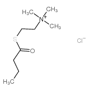 氯化-S-丁酰硫代胆碱结构式