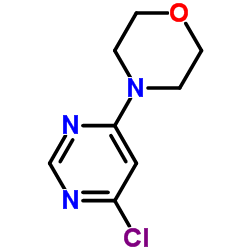 4-(6-氯嘧啶-4-基)吗啉结构式