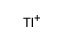 thallium(1+)结构式