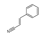 3-phenylprop-2-enenitrile结构式