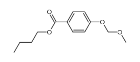 n-butyl 4-(methoxymethoxy)benzoate Structure