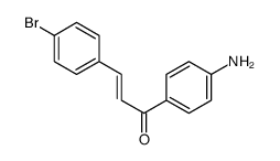 1-(4-aminophenyl)-3-(4-bromophenyl)prop-2-en-1-one Structure