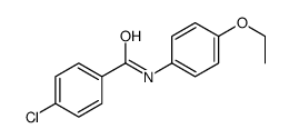 4-Chloro-N-(4-ethoxyphenyl)benzamide结构式
