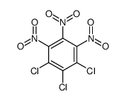 1,2,3-trichloro-4,5,6-trinitrobenzene Structure