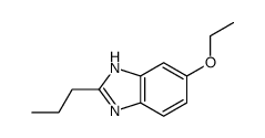 (9ci)-5-乙氧基-2-丙基-1H-苯并咪唑结构式