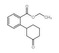 ethyl 2-(3-oxocyclohexyl)benzoate Structure