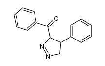 3-benzoyl-4-phenyl-Δ1-pyrazoline结构式