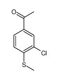 1-(3-CHLORO-4-(METHYLTHIO)PHENYL)ETHANONE Structure