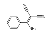 2-[氨基(苯基)亚甲基]丙二腈结构式