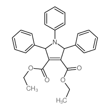 diethyl 1,2,5-triphenyl-2,5-dihydropyrrole-3,4-dicarboxylate Structure