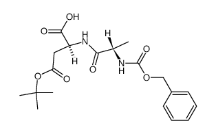 L-Aspartic acid, N-[(phenylmethoxy)carbonyl]-L-alanyl-, 24-(1,1-dimethylethyl) ester (9CI) Structure
