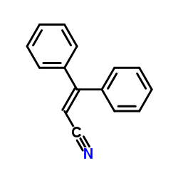 3,3-二苯基丙烯腈结构式