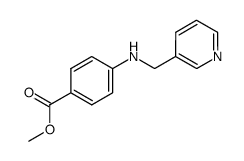 Methyl 4-((pyridin-3-ylmethyl)amino)benzoate结构式