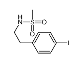 N-[2-(4-iodophenyl)ethyl]methanesulfonamide结构式