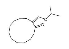 2-(Isopropoxymethylene)-cyclododecanone结构式