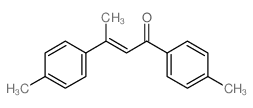 1,3-bis(4-methylphenyl)but-2-en-1-one结构式