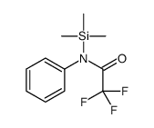 2,2,2-trifluoro-N-phenyl-N-trimethylsilylacetamide Structure