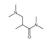 3-(dimethylamino)-N,N,2-trimethylpropanamide结构式