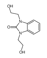 1,3-dihydro-1,3-bis(2-hydroxyethyl)-2H-benzimidazol-2-one Structure