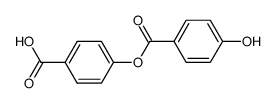 4-(4-hydroxy-benzoyloxy)-benzoic acid Structure