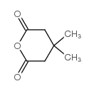2H-Pyran-2,6(3H)-dione,dihydro-4,4-dimethyl- Structure