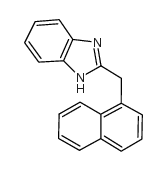 2-(萘-1-甲基)-1H-苯并[d]咪唑结构式