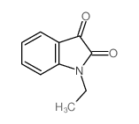 1H-Indole-2,3-dione,1-ethyl- Structure
