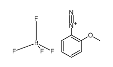 2-methoxyphenyldiazonium tetrafluoroborate结构式