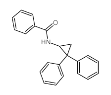 N-(2,2-diphenylcyclopropyl)benzamide结构式