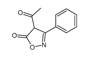 4-acetyl-3-phenyl-4H-1,2-oxazol-5-one结构式