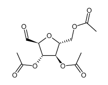 3,4,6-tri-O-acetyl-2,5-anhydro-aldehydro-D-mannose Structure