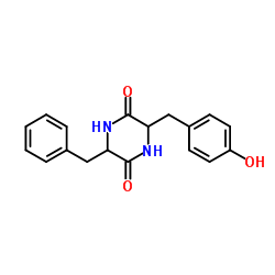 Cyclo(Tyr-Phe) structure