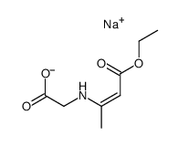 sodium (Z)-(4-ethoxy-4-oxobut-2-en-2-yl)glycinate结构式