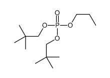 bis(2,2-dimethylpropyl) propyl phosphate Structure