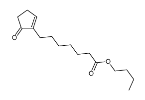 butyl 5-oxocyclopent-1-ene-1-heptanoate Structure
