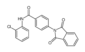 N-(2-chlorophenyl)-4-(1,3-dioxoisoindol-2-yl)benzamide Structure