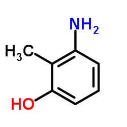 2-甲基-3-氨基苯酚结构式