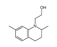 3,4-Dihydro-2,7-dimethyl-1(2H)-quinolineethanol结构式