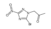1-(5-bromo-3-nitro-1,2,4-triazol-1-yl)propan-2-one Structure