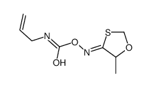 [(Z)-(5-methyl-1,3-oxathiolan-4-ylidene)amino] N-prop-2-enylcarbamate Structure