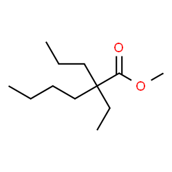 2-Ethyl-2-propylhexanoic acid methyl ester Structure