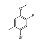1-bromo-5-fluoro-4-methoxy-2-methylbenzene Structure