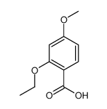 2-乙氧基-4-甲氧基苯甲酸结构式