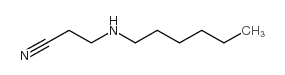 3-(己氨基)丙腈结构式