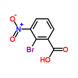 2-溴-3-硝基苯甲酸结构式