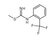N-(2-trifluormethylphenyl)-S-methylisothiourea Structure