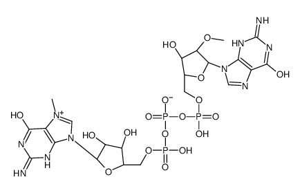7-methylguanosine-5'-triphosphoryl-2'-O-methylguanosine Structure