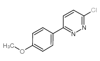 3-氯-6-(4-甲氧苯基)哒嗪结构式