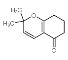 2,2-二甲基-2,6,7,8-四氢色烯-5-酮结构式