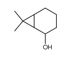 (+/-)-7,7-Dimethylbicyclo[4.1.0]heptan-2-ol结构式